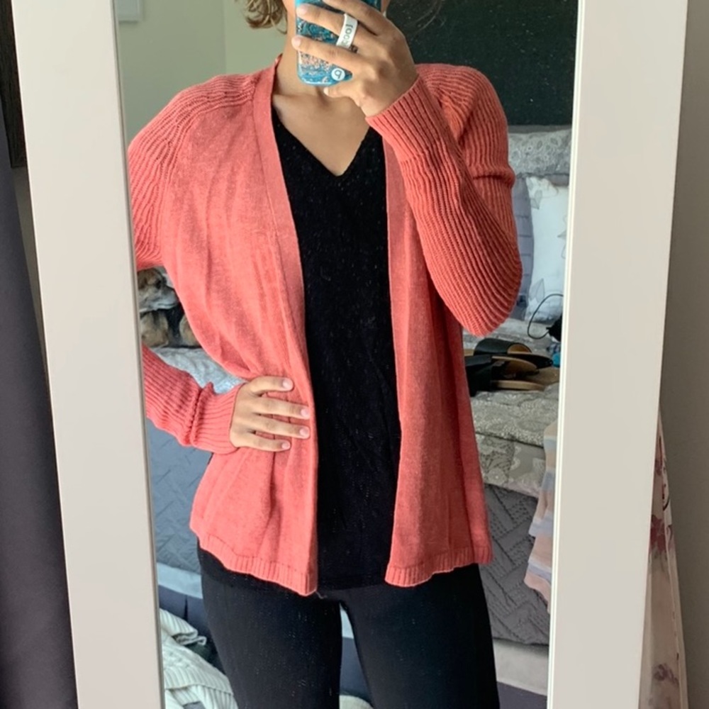 Coral loft cardigan